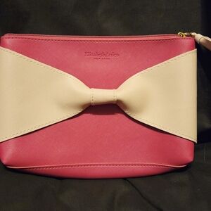 Elizabeth Arden 2 Tone Pink Makeup Bag With Bow